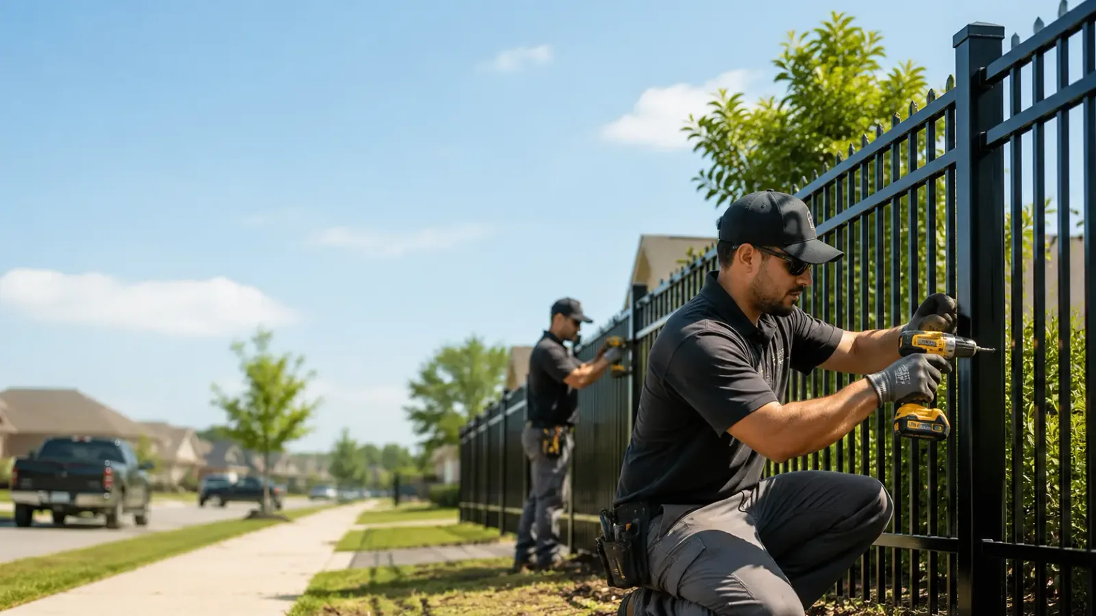 Metal Fence Installation in Maurice, IA